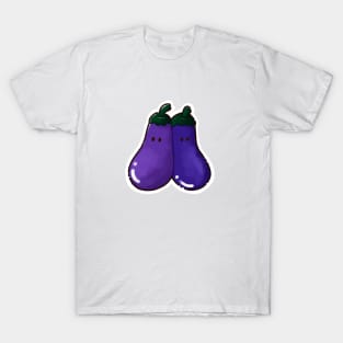 Eggplant couple T-Shirt